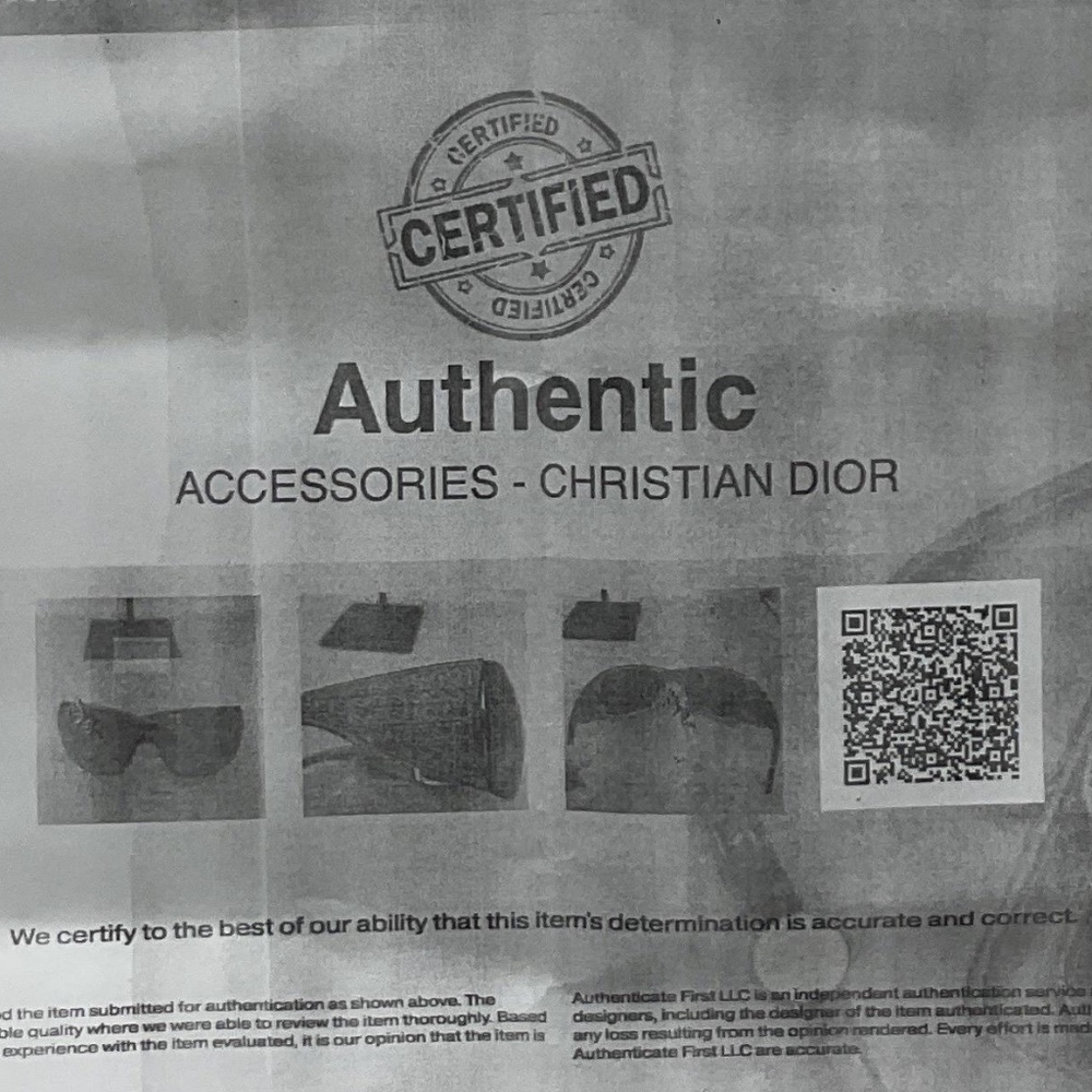 Christian Dior Authenticated Shield Sunglasses - Picture 6 of 9